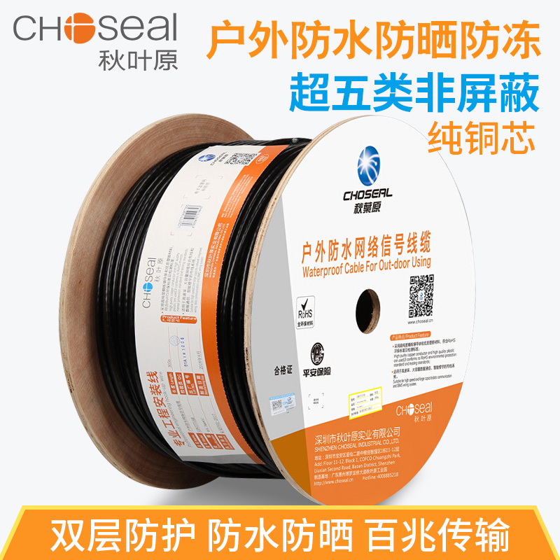 Autumn Leaf Original Outdoor network route Six categories Double screen blinding one thousand trillion Outdoor waterproof sunscreen Anti-freeze Anti-aging QS6167T305