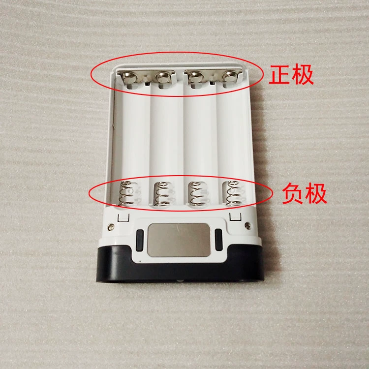 Bộ sạc không dây 2,3,4 18650 Điện thoại di động Sạc ngược ngược sạc Tự làm pin có thể thay thế