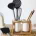 Tốt mẹ silicone không dính thìa nấu xẻng xào xào mì colander muỗng thìa trứng bếp đặt - Phòng bếp kệ đựng gia vị thông minh Phòng bếp