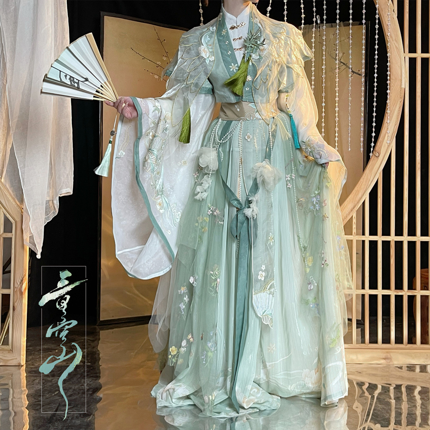 三里空山小青鸟古风COS服 原创古装师女相可风COSPLAY预售