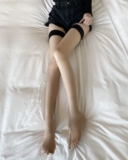 3 штуки скидка 85 %, 4 % скидка 4 %, с силиконом!Не -Slip без сексуальной горячей девушки черный шелк на колене в колене сплошной цвет