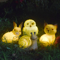 Outdoor Patio Solar Lamp Animal Swing Piece Home Garden Light Waterproof Lawn Resin Landscape Creative Decorative Lights