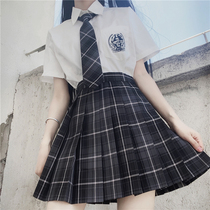 Childrens jk uniform skirt suit Full set of girls sailor clothes for primary and secondary school students genuine original 10 spring and summer 12-year-old