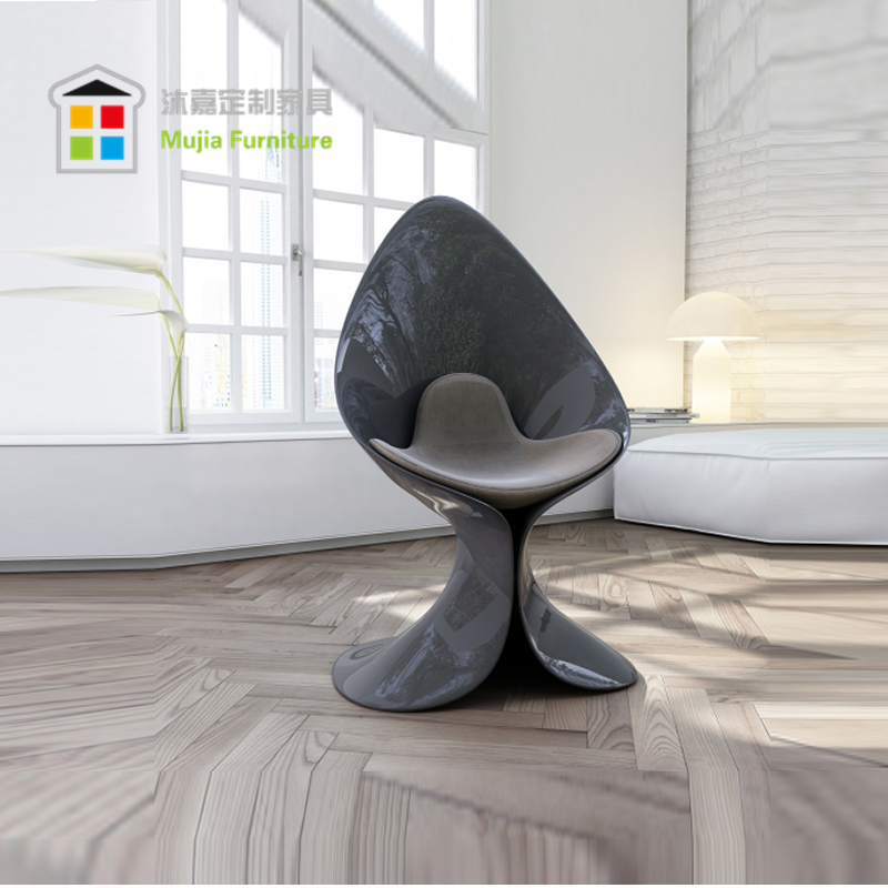 Designer petal back chair Super Calla chair model lounge chair hotel lobby styling chair