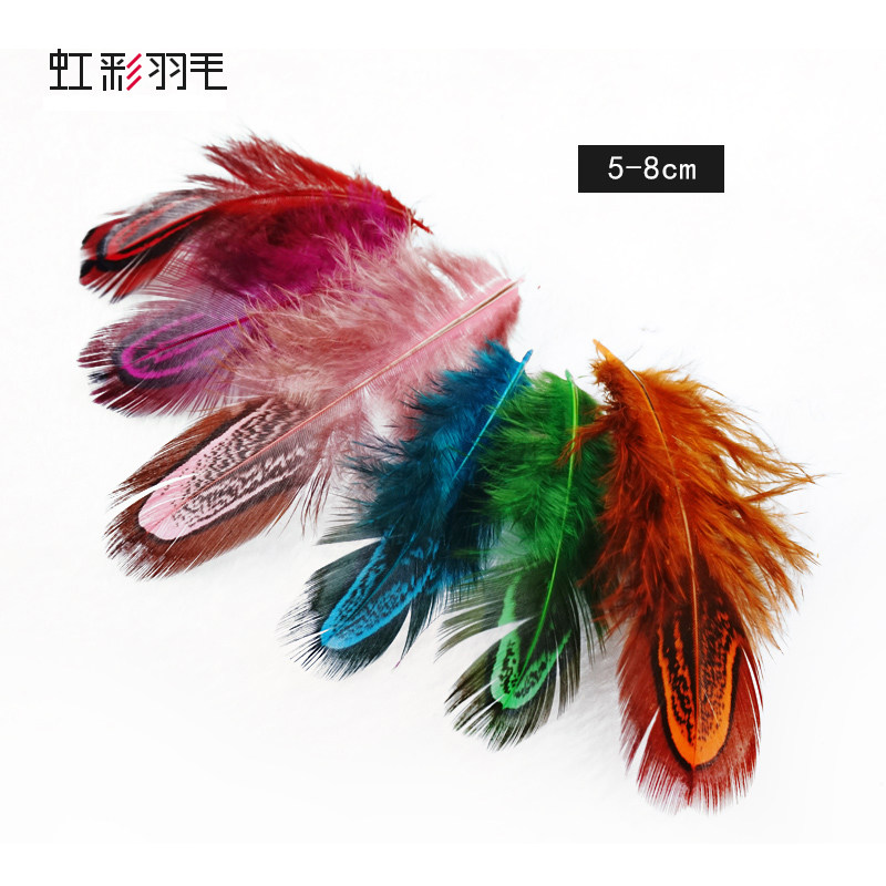 diy dreamnet feather material handmade accessories chest floral headwear accessories Accessories Colorful decorative feathers