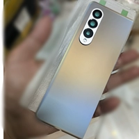 Fold3 Заместитель заводской серебряной задней крышки с зеркальной рамой