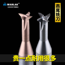 Tungsten steel dovetail milling cutter Carbide dovetail 45 degrees 60 degrees chamfered bottom corner dovetail milling cutter