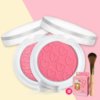 Etude hut blush chính hãng trang điểm nude dưỡng ẩm làm sáng màu da không thấm nước phấn mặt cushion màu cam phấn trang điểm rouge má hồng dạng kem innisfree