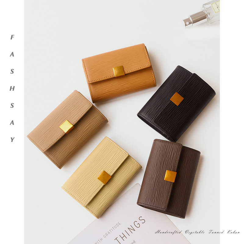 FASHSAY genuine leather lady delicately upscale 2021 new ultra slim fit card with large capacity Business card bag