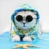 Mùa hè quần áo chó Hawaii phong cách áo hoa Teddy Schnauzer quần áo chống nắng trùm đầu quần áo thú cưng - Quần áo & phụ kiện thú cưng phụ kiện cho chó Quần áo & phụ kiện thú cưng