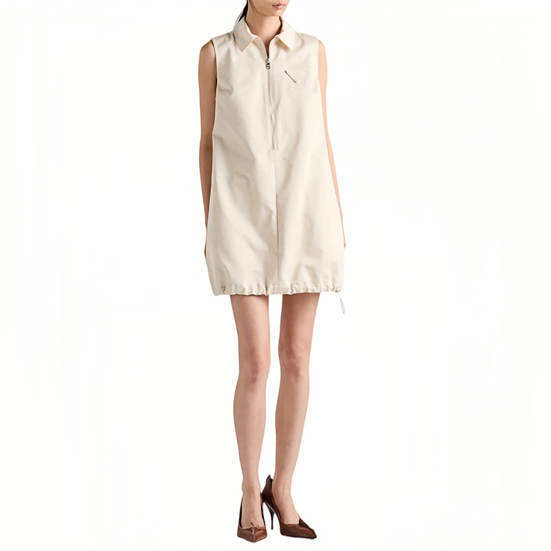 Sleeveless Dress for Women with a Unique Design, High-End Feel, Drawstring Hem, Versatile, Fashionable, Suitable for Commuting and Casual Wear, Tank Dress for Women Sleeveless Dress for Women with a Unique Design, High-End Feel, Drawstring Hem, Versatile, Fashionable, Suitable for Commuting and Casual Wear, Tank Dress for Women