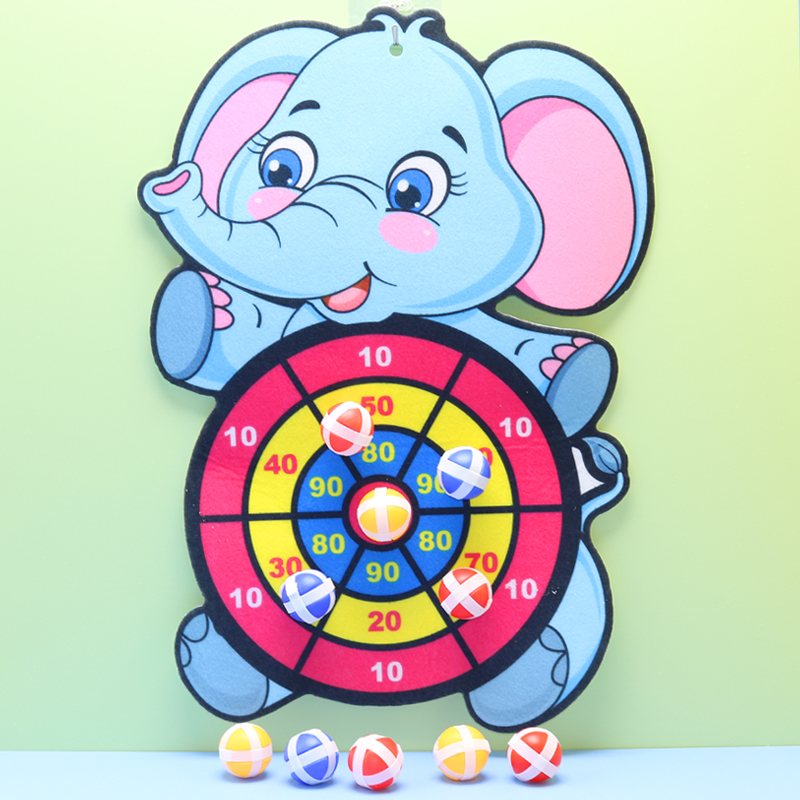 Children throw sticky 3 parent-child indoor puzzle interactive flying target sticky ball toddler 1-2-4-6 years old