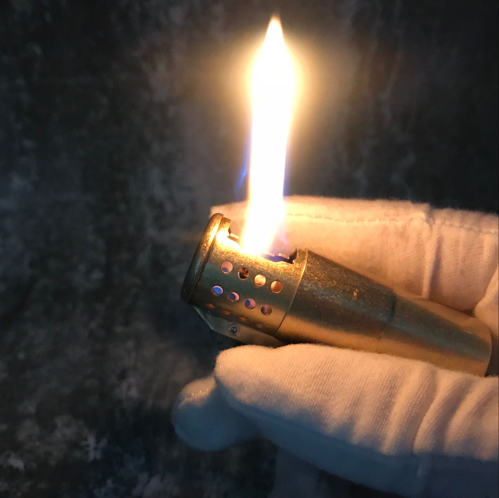 Vintage old trench pure brass kerosene lighter manual ignition men's gift personality windproof free lettering