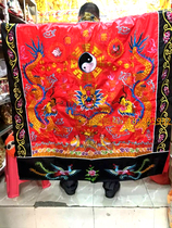 Boutique red clothes gold embroidered high Gonggong clothes high Gong clothes Dragon and Phoenix gossip clothes this product supports custom-made