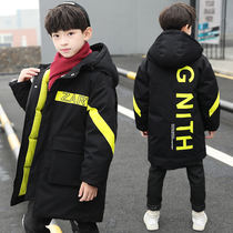 Boys cotton-padded jacket medium-length thick childrens winter cotton-padded jacket 2020 new foreign-style down cotton jacket