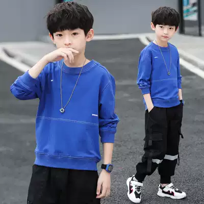 Children's clothing boys autumn T-shirt 2020 new middle and Big Boy spring and autumn foreign style Korean long sleeve T-shirt tide clothes