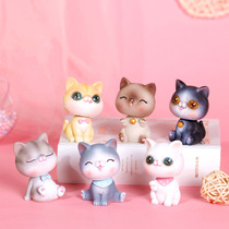 Balloon car decoration cartoon cute cute cat car decoration Birthday cake baking decoration girl gift