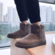 Giày da tuyết mùa đông nam cộng với nhung ấm trong đôi giày cotton màu đen nam đông bắc dày không thấm nước