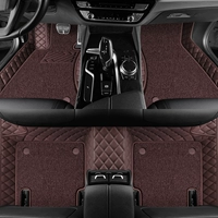 Коричневая суперэластичная шелковая двухслойная модель из натуральной кожи.