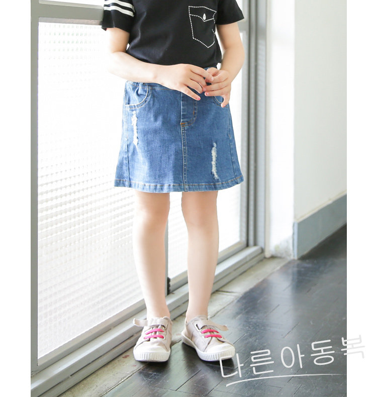 Jupe fillette en toile - Ref 2050232 Image 7