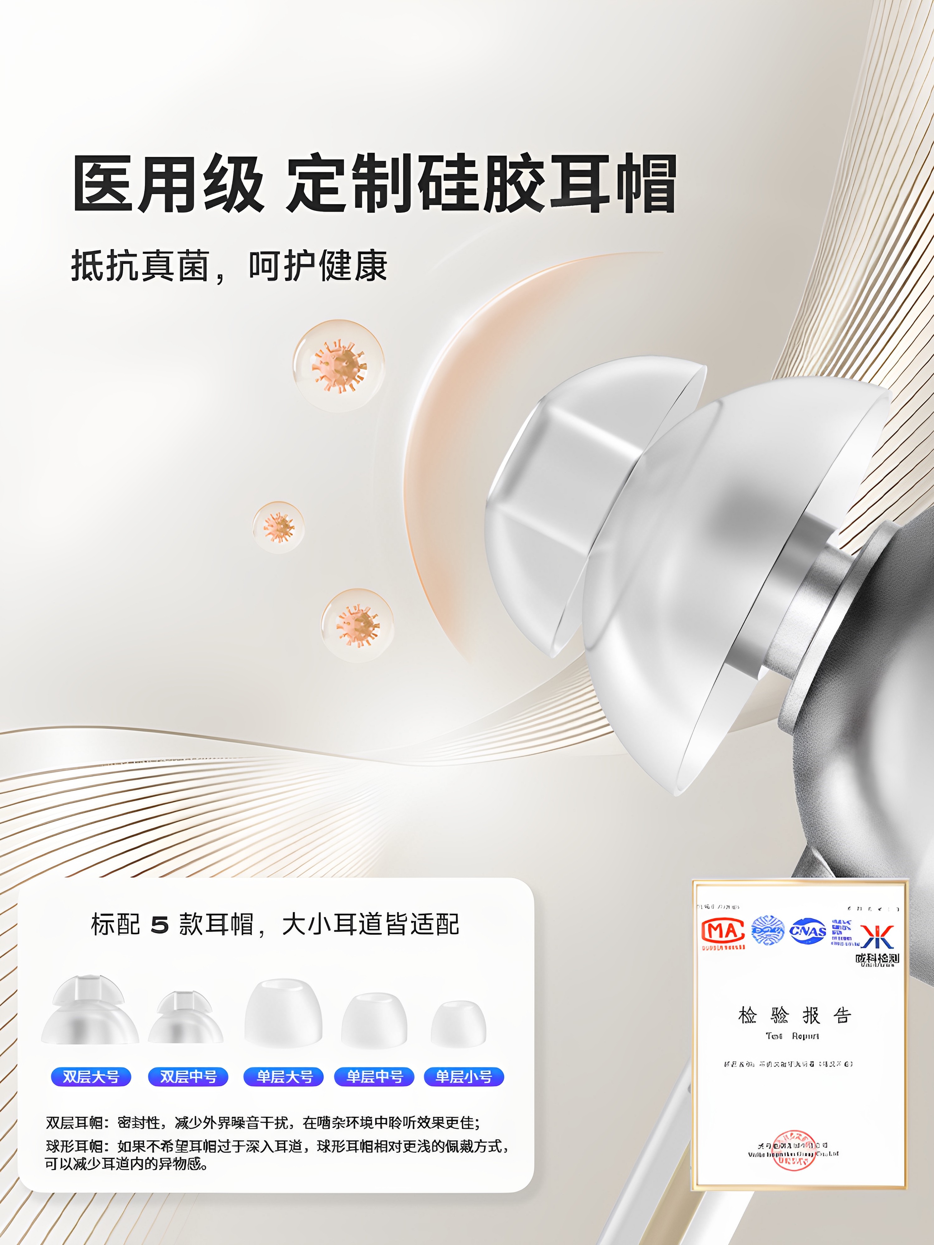 Bone Conduction Hearing Aid Headphones for the Elderly, Genuine Product for the Deaf, Behind-The-Ear Rechargeable Wireless Invisible Device for Seniors