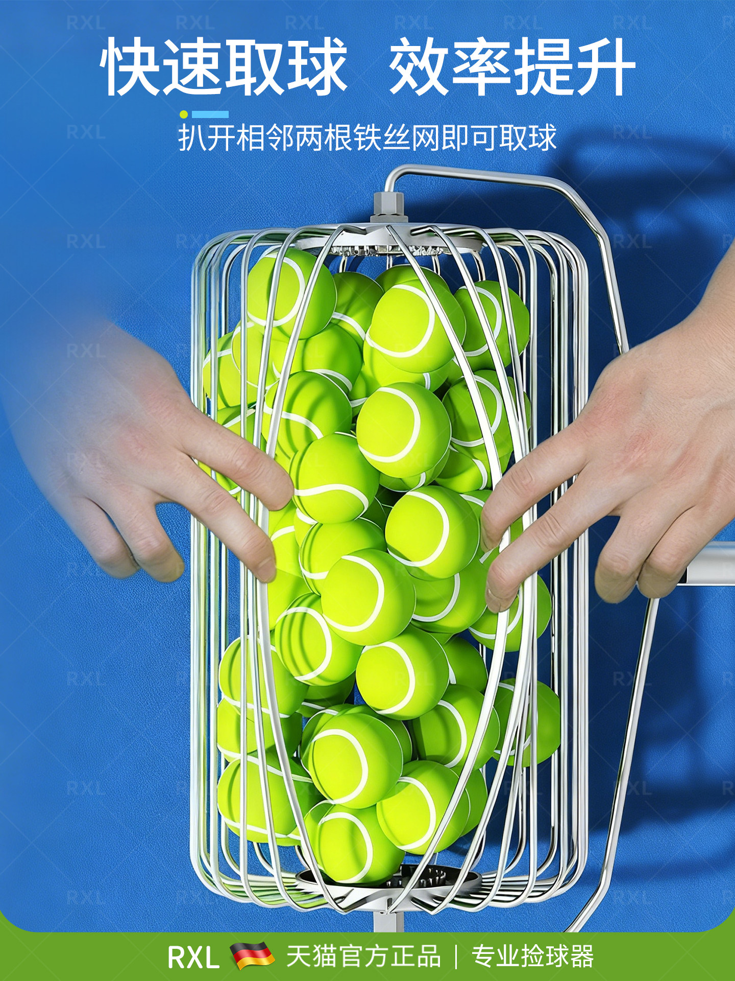 Tennis Ball Picker Portable Roller Ball Picker Magic Tool Portable Storage Collection Automatic Pickup for Table Tennis and Golf