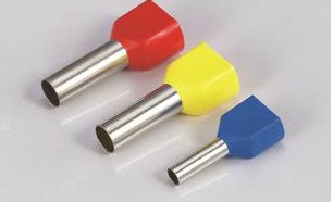 Double line tubular terminal tubular cold pressure terminal TE0508 wiring end head 1000 only 5 0 square double