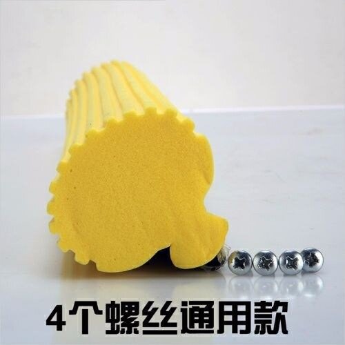  Good daughter-in-law mop head replacement head rubber cotton sponge head Roller type 27 33 38CM universal type 2 sets 