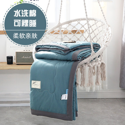 科莎水洗棉空调被春秋被夏凉被芯单人学生宿舍双人纯色薄被子夏被-tmall.com天猫 科莎水洗棉空调被春秋被夏凉被芯单人学生宿舍双人纯色薄被子夏被-tmall.com天猫