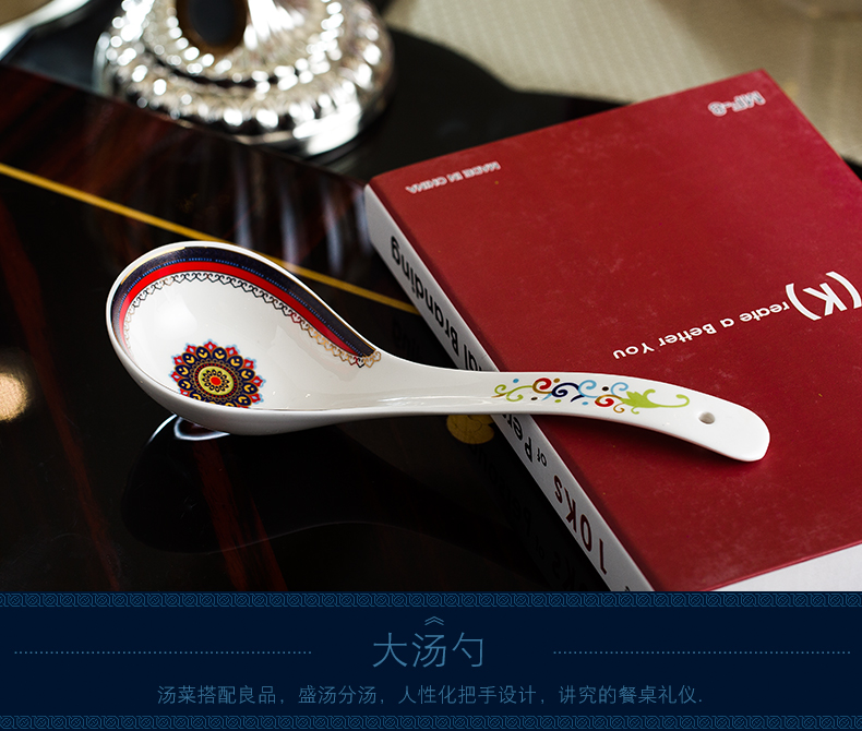 High quality western amorous feelings six ipads porcelain tableware suit dishes household gifts special dishes American style