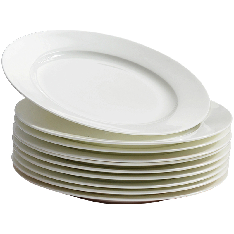 Porcelain show creative source disk beefsteak ipads Porcelain dish dish compote hotel ceramic plate plate suit