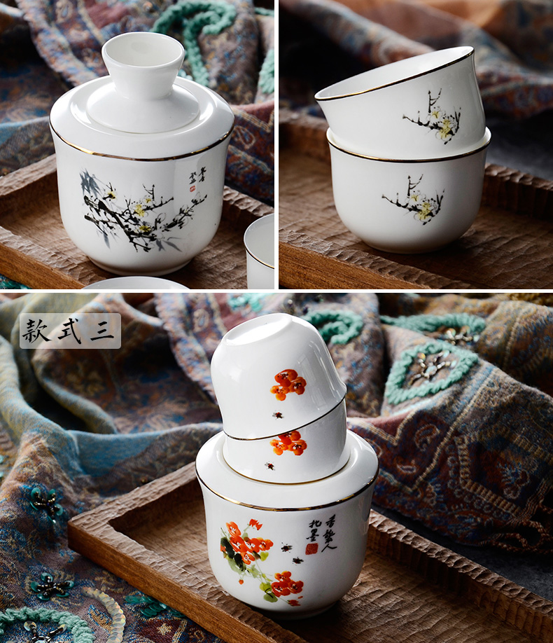 Rượu ấm nồi rượu đặt hai nồi lẩu gốm nhà ấm rượu ấm nồi xương Trung Quốc rượu vang hông bình rượu vang trắng rượu vang trắng - Rượu vang đồ mở rượu vang