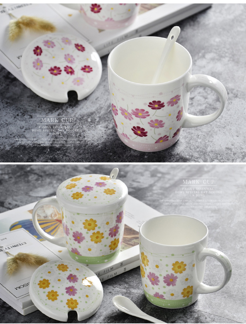 Ceramic cup keller creative picking cups with cover run milk cup ipads porcelain cup coffee cup cereal breakfast cup