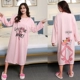 Váy ngủ nữ mùa hè cotton Hàn Quốc nữ sinh tươi mặc đồ ngủ có thể mặc lỏng lẻo bà bầu váy ngủ dài mùa hè shop đồ ngủ đẹp