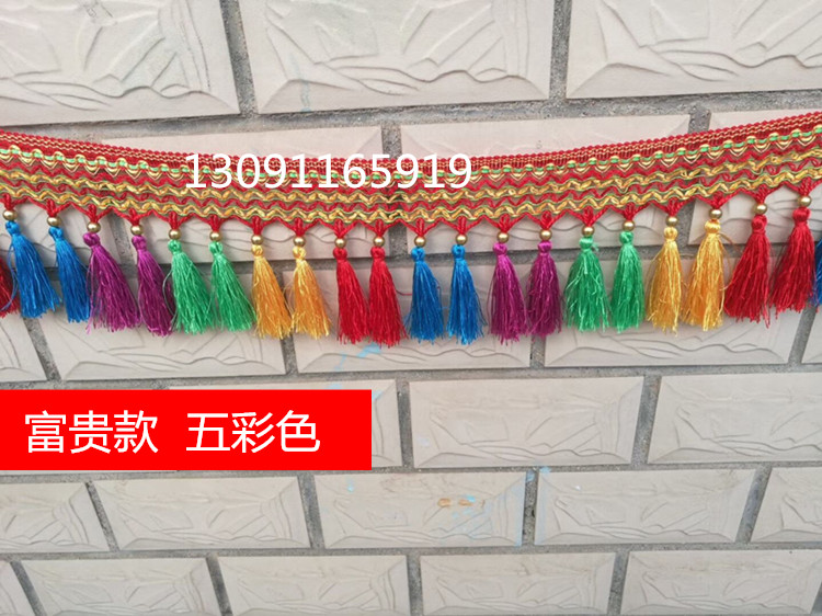 Xe tải lớn trang trí cung cấp kính chắn gió phía trước treo tai mới treo tai gai lớn tam giác nổi tiếng gia đình gió đầy màu sắc tua - Ô tô nội thất Accesseries trang trí taplo ô tô