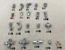 Modified AN3 stainless steel fisheye brake steel throat joint hollow screw wire AN4 tubing tee copper sleeve