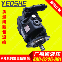 Taiwan variable piston pump AR22FR01CK10Y bending machine oil pump plunger pump