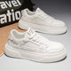 White shoes for men 2026 new spring fashion brand high-end versatile white shoes increased thick sole sports and leisure sneakers