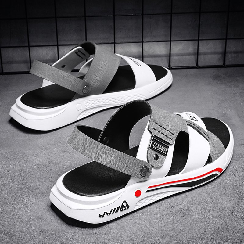 Sandals men's summer outwear Ins tide men's trends anti-slip wear and wear outdoor beach leisure Dual-purpose driving slippers