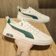 European station men's shoes 2025 new winter hot style one-leg soft-soled sports and leisure sneakers light luxury white trendy shoes