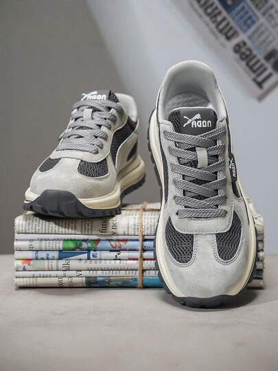 Putian Forrest Men's Shoes 2026 New Spring Travel Versatile Casual Sports Heightened Thick-soled Running Dad Trendy Shoes