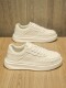 White shoes for men 2026 new summer breathable versatile work casual McQueen white shoes increased thick sole sports sneakers