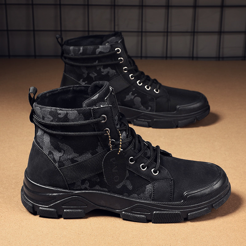 MARTIN BOOTS MENS 2024 NEW AUTUMN HIGH TOP PLATFORM BRITISH CARGO BOOTS MENS TACTICAL MOUNTAINEERING MILITARY TRAINING COMBAT SHOES