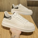 White shoes for men 2026 new spring trendy brand high-end thick-soled McQueen versatile sports and leisure sneakers