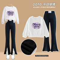 4832 белый + 18301 черный весенне-осенний стиль