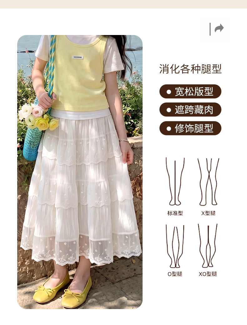 女童连衣裙夏季短袖套装儿童2026新款春秋多巴胺大童女孩公主裙子 — 7