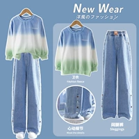 4809 Градиент +13068 Синий [Весенний и осенний фонд]