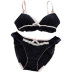 [] Nhật Bản nguyên chất cotton công sở nặng ren cô gái ngọt ngào không có vành ngủ đồ lót bra set 188 đồ lót đẹp Bộ đồ lót