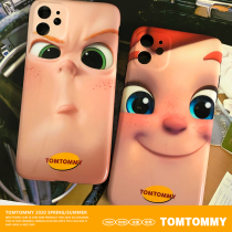 Tom original applies Apple 13promax mobile phone shell iphone12 lovers cute 11 net red xr Katinins