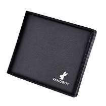 Wallet Men Han Edition Youth Short multi-position Multi-clamping ultra-thin Money clip Fashion students Leisure soft leather wallet Boomers